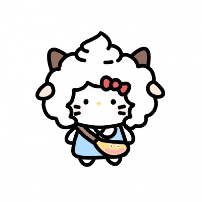 谁能拒绝！可爱到爆的白底简约手绘卡通Hello Kitty头像 其它头像 第9张