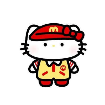 谁能拒绝！可爱到爆的白底简约手绘卡通Hello Kitty头像 其它头像 第8张