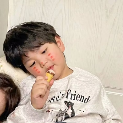 超萌小孩哥姐情头｜软萌画风适配情侣，日常用超甜！ 情侣头像 第2张