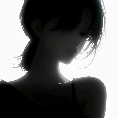 个性黑白动漫权威一男一女情头精选 情侣头像 第8张 个性黑白动漫权威一男一女情头精选 情侣头像 第8张