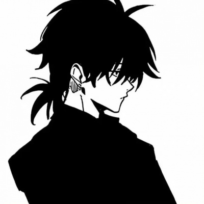 被这组灰色动漫男头帅晕！清冷感小众宝藏！ 男生头像 第9张