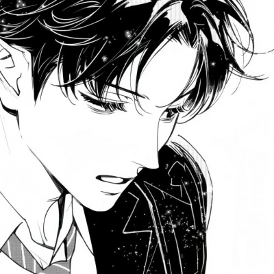 被这组灰色动漫男头帅晕！清冷感小众宝藏！ 男生头像 第7张