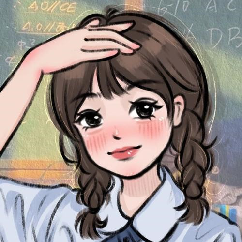 100张青春校园风女生头像大集合，甜到心坎啦！ 女生头像 第43张
