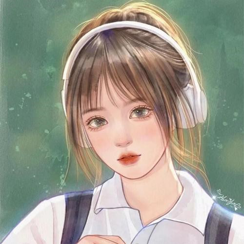 100张青春校园风女生头像大集合，甜到心坎啦！ 女生头像 第78张