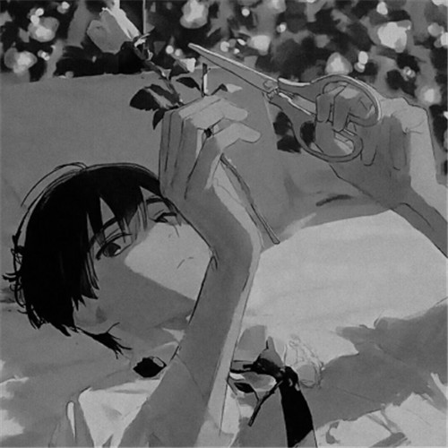 超全！100张黑白动漫男生头像高清大图 男生头像 第8张