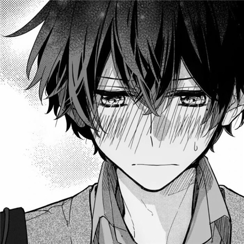超全！100张黑白动漫男生头像高清大图 男生头像 第11张