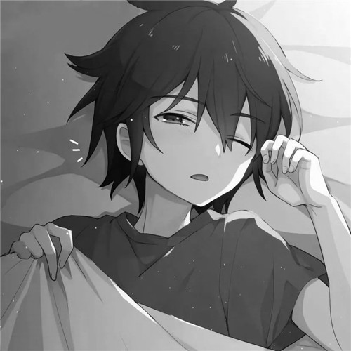 超全！100张黑白动漫男生头像高清大图 男生头像 第23张
