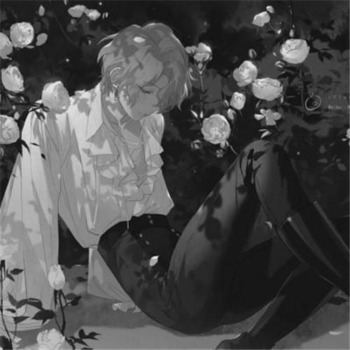 超全！100张黑白动漫男生头像高清大图 男生头像 第25张