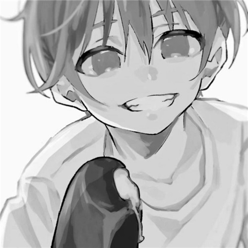 超全！100张黑白动漫男生头像高清大图 男生头像 第41张