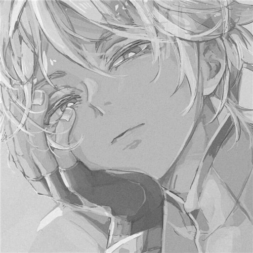 超全！100张黑白动漫男生头像高清大图 男生头像 第58张