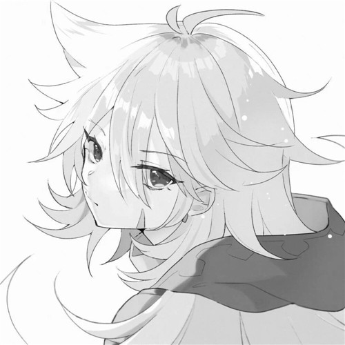 超全！100张黑白动漫男生头像高清大图 男生头像 第48张
