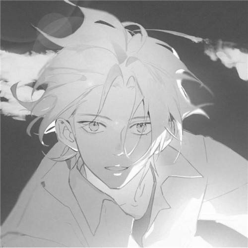 超全！100张黑白动漫男生头像高清大图 男生头像 第70张