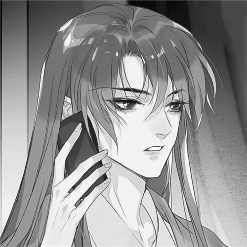 超全！100张黑白动漫男生头像高清大图 男生头像 第64张