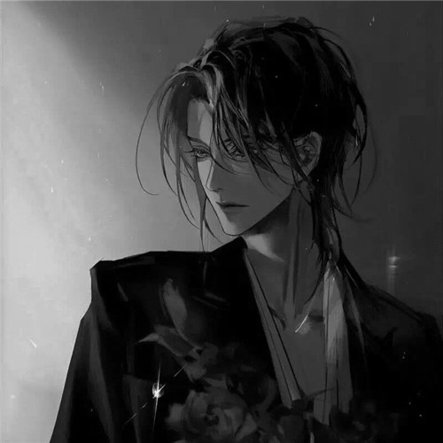 超全！100张黑白动漫男生头像高清大图 男生头像 第62张