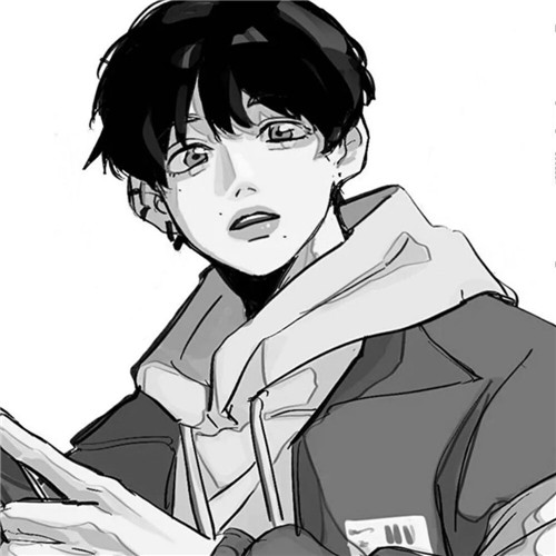 超全！100张黑白动漫男生头像高清大图 男生头像 第80张