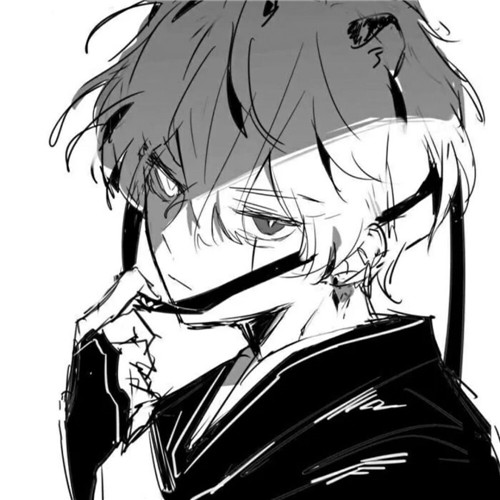 超全！100张黑白动漫男生头像高清大图 男生头像 第78张