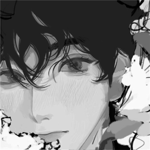 超全！100张黑白动漫男生头像高清大图 男生头像 第79张