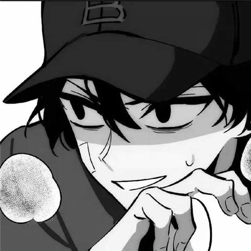 超全！100张黑白动漫男生头像高清大图 男生头像 第87张