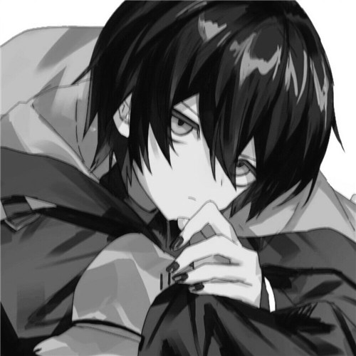 超全！100张黑白动漫男生头像高清大图 男生头像 第89张