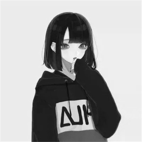 超绝！黑白漫画女生头像高清大集合 女生头像 第4张