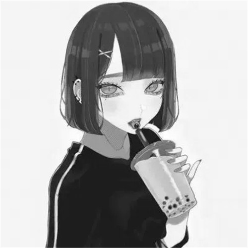 超绝！黑白漫画女生头像高清大集合 女生头像 第1张