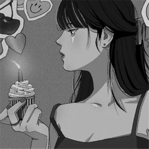 超绝！黑白漫画女生头像高清大集合 女生头像 第23张