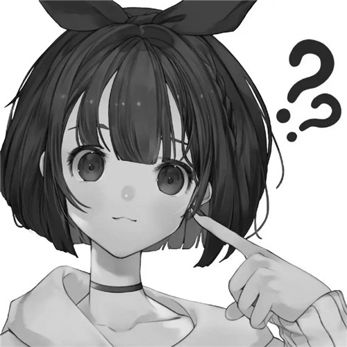 超绝！黑白漫画女生头像高清大集合 女生头像 第18张