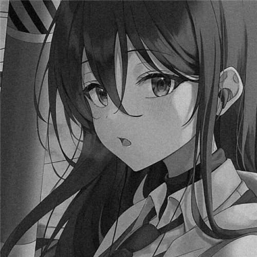超绝！黑白漫画女生头像高清大集合 女生头像 第35张