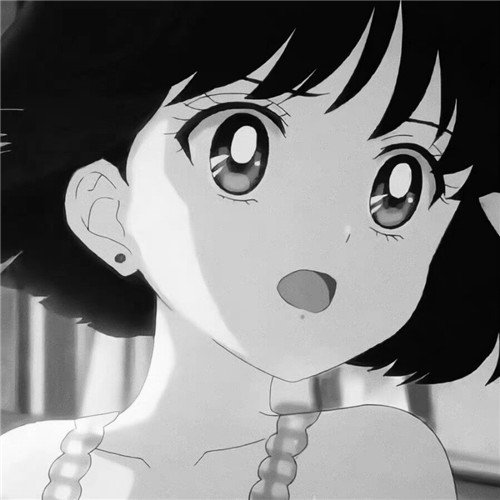 超绝！黑白漫画女生头像高清大集合 女生头像 第52张