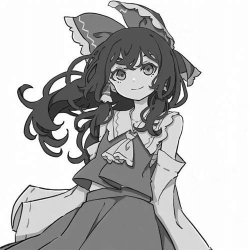 超绝！黑白漫画女生头像高清大集合 女生头像 第59张