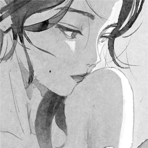 超绝！黑白漫画女生头像高清大集合 女生头像 第81张