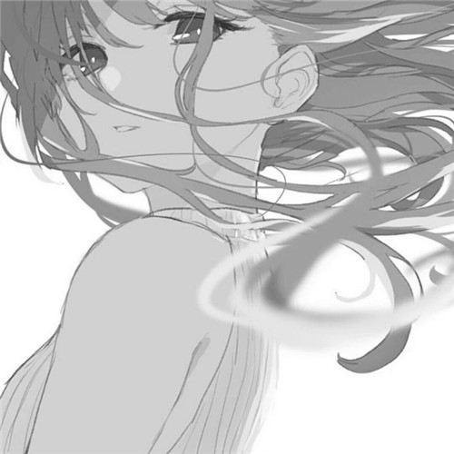 超绝！黑白漫画女生头像高清大集合 女生头像 第83张