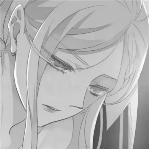 超绝！黑白漫画女生头像高清大集合 女生头像 第78张