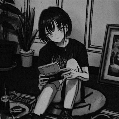 超绝！黑白漫画女生头像高清大集合 女生头像 第95张