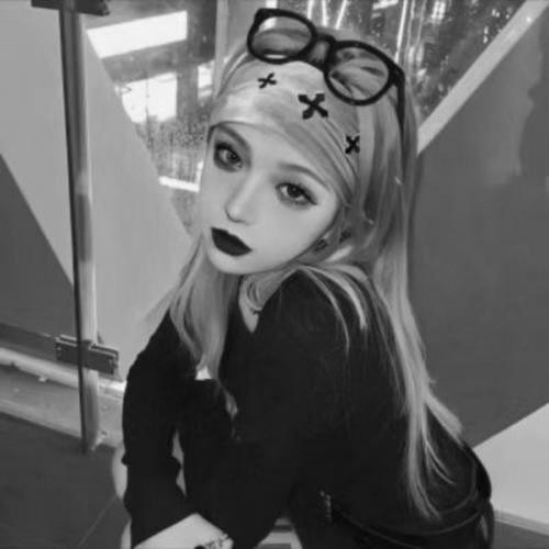 宝藏！高清美女黑白头像大合集来啦 女生头像 第73张