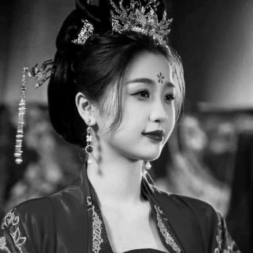 宝藏！高清美女黑白头像大合集来啦 女生头像 第88张