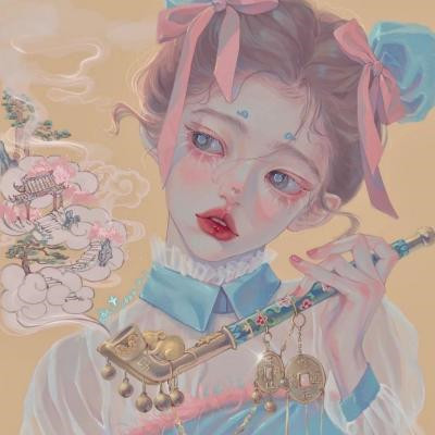 被惊艳到😍这些ins风高级质感动漫女头像绝了 女生头像 第31张