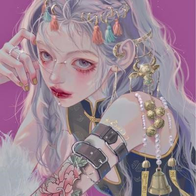 被惊艳到😍这些ins风高级质感动漫女头像绝了 女生头像 第99张