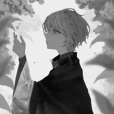 宝藏！最新高清黑白男生头像大集合 男生头像 第21张