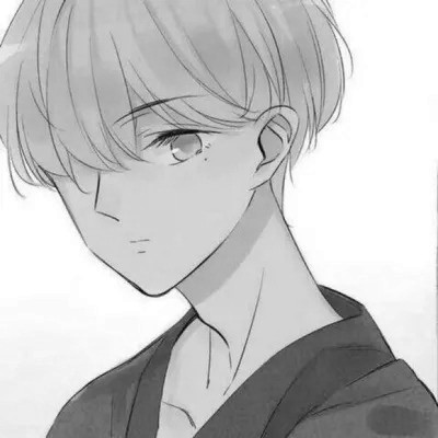 宝藏！最新高清黑白男生头像大集合 男生头像 第90张