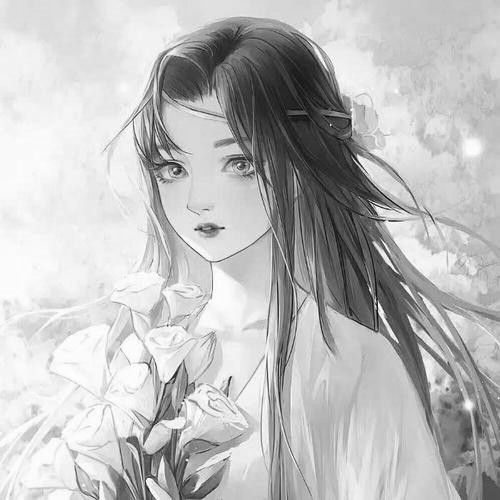 超绝！最伤感扎心黑白头像图片大集合 其它头像 第92张