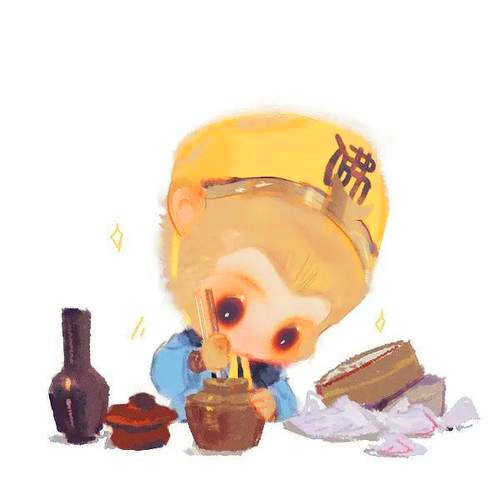 萌翻啦！手绘Q版可爱孙悟空卡通头像大集合 其它头像 第33张