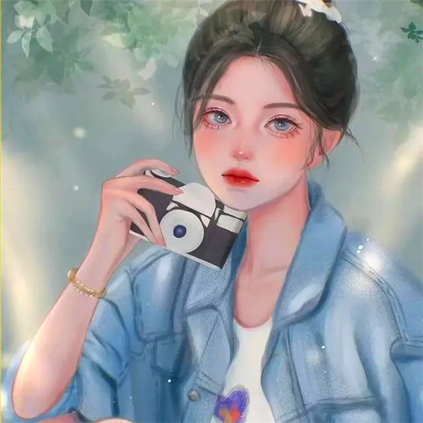 小众ins风超耐看女生手绘头像集合！被狠狠拿捏 女生头像 第11张