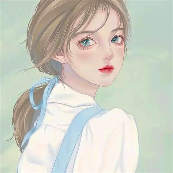 小众ins风超耐看女生手绘头像集合！被狠狠拿捏 女生头像 第13张