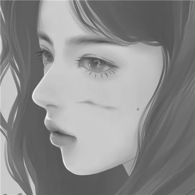 黑白世界里的慵懒冷淡风女生头像✨ 女生头像 第1张