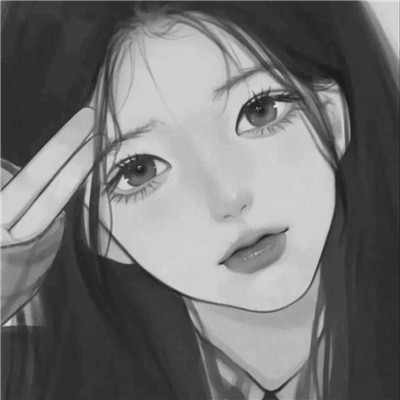 黑白世界里的慵懒冷淡风女生头像✨ 女生头像 第6张