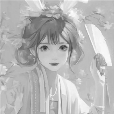 黑白世界里的慵懒冷淡风女生头像✨ 女生头像 第19张