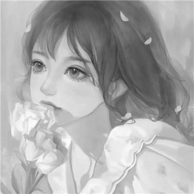 黑白世界里的慵懒冷淡风女生头像✨ 女生头像 第17张