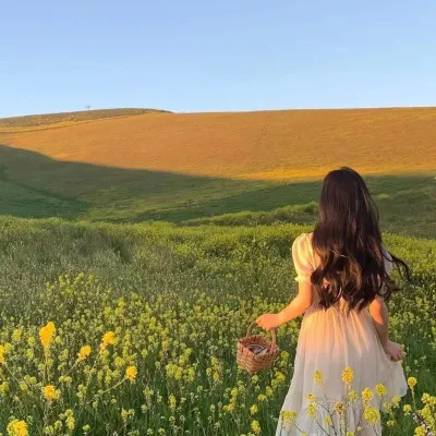 仙气飘飘的唯美女生背影头像大集合，小众高级氛围感拉满 女生头像 第90张