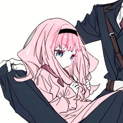 50对超绝动漫情侣头像，一人一半超有感觉 情侣头像 第96张
